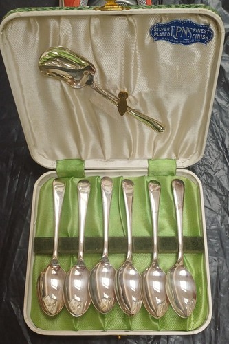 Antique teaspoons set - antique, of