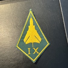 9 Squadron RAF Tornado Patch. Approx 140mm x 80mm.