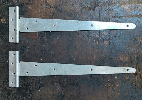 Pair 45cms galvanised - of, 18"/45cms