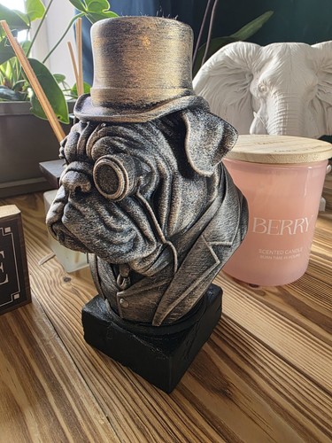 Bulldog gentleman funky quirky - gentleman,