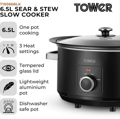 Tower sear stew - tower, slow