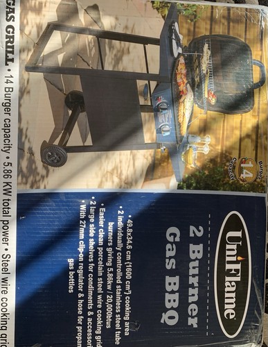 Uniflame burner gas bbq - 2,