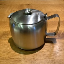 Old Hall 2 Pint Stainless Steel Tea Pot - Retro