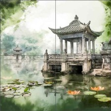 Temple Tile Backsplash Roozbeh