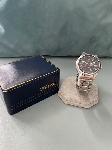 Mens seiko chronograph - chronograph, quartz