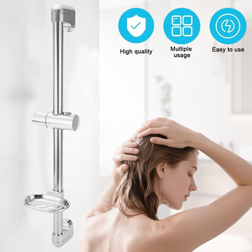 Shower riser rail wall - shower, mounted