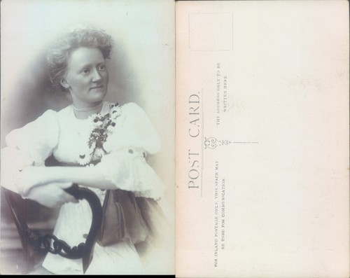 Woman seated with flowers