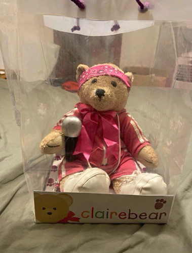 Clairebear beige plush teddy - plush,