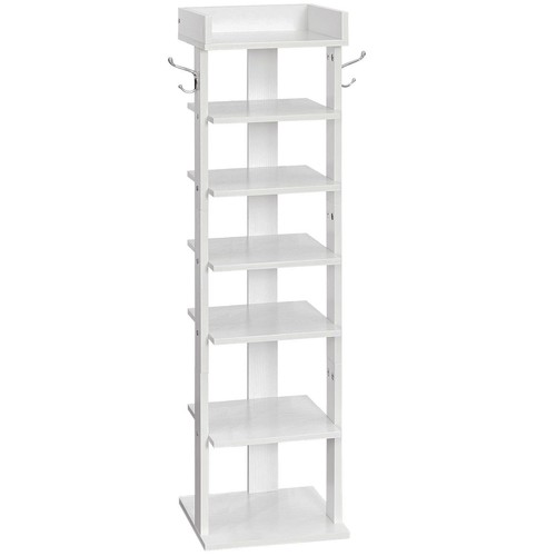 7tier vertical wooden shoe - vertical,