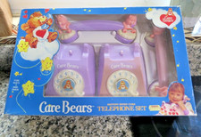 CARE BEARS TELEPHONE SET INTER -COM BOXED 1985 VINTAGE CLASSIC TOY