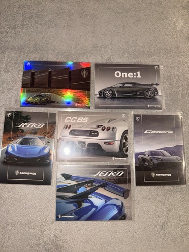 Tarmac cards koenigsegg lot - koenigsegg,