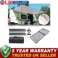 CAMPING AWNING CANOPY SUN SAIL FOR CARAVAN MOTORHOME W/KEDER PIPING ATTACHMENT