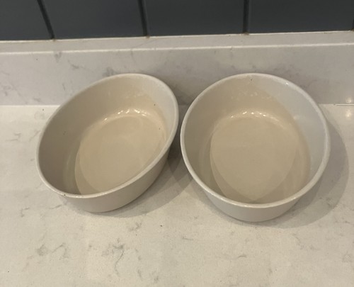 Pair vintage creuset white - vintage, le