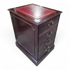 Mahogany filing cabinet - mahogany,