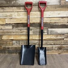 2 x Mixed Size Contractor 1st Shovels & Spades Trenching, Cable Laying Shovels