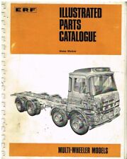 ERF LV 66GX 68GX/GXB MULTI-WHEELER RIGID TRUCK ORIG 1970 FACTORY PARTS CATALOGUE