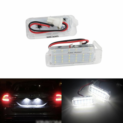 White led license - white,