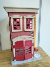 Fisher Price Imaginext Firehouse Station Toy Playset No Figures