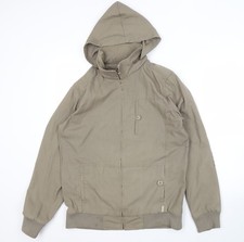 ONETrueSaxon Men's Beige Hooded Jacket Size S