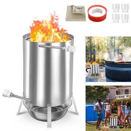 Firewood pool heater fire - heater,