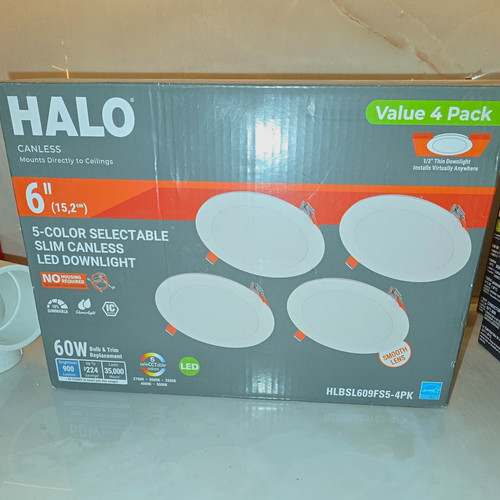 Halo 6in slim - slim, led