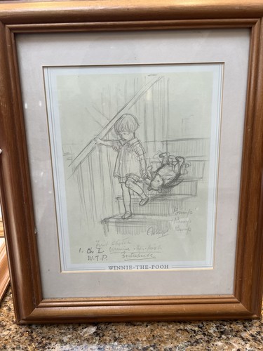 Winnie the pooh signed print - the,
