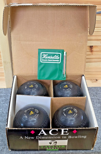 Henselite lawn bowls - size, 5