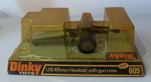Dinky toys 609 wwii 105mm - dinky,