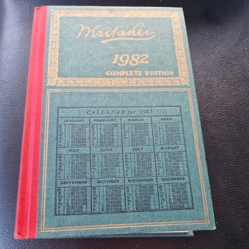 1982 whitakers almanack - almanack, by