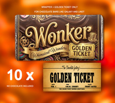 10 x Wonker Wrapper + Golden