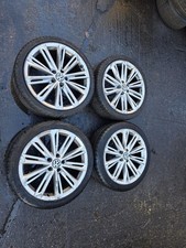 GENUINE VW PASSAT R LINE 19" INCH VERONA ALLOY WHEELS 3G0601025R B8 B9 2015-2022