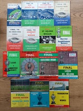 Rugby League Challenge Cup Final Programmes 1948 - 2004