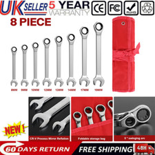Ratchet Spanner Wrench Set 8