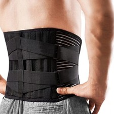 Men Women Lumbar Support Belt Brace For Sciatica Lower Back Pain Relief Girdles 