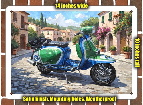 Metal sign 1969 - sign, lambretta