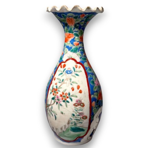 Imari porcelain ceramic vase - imari,