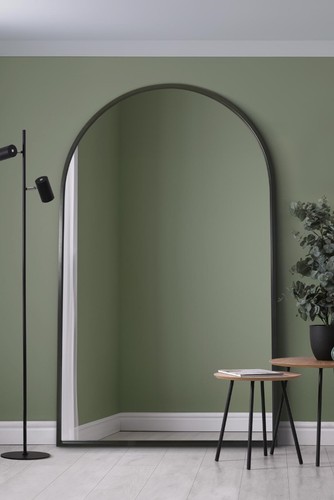 Large black framed - large, arched