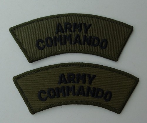 Pair army commando subdued - pair, of