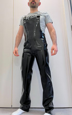 Regulation Mens rubber Bib and Braces
