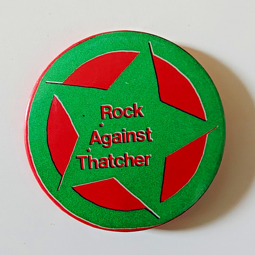 Vintage rock against thatcher - vintage,