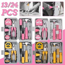 Small Repair Tools Kit Set Mini DIY Household 30Pc With Portable Tool Box