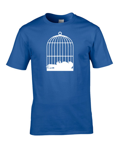 Dead parrot bird cage - in, a
