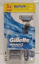 Gillette Mach 3  Razor/handle  With 3 blades