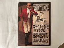 Phil Collins Serious Tour Programme And Ticket 1990
