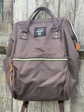 Anello Cross Bottle Classic Womens Backpack Brown/Blue New