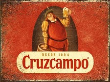 CRUZCAMPO metal wall sign