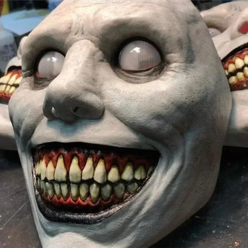 Creepy demon smile - creepy, mask