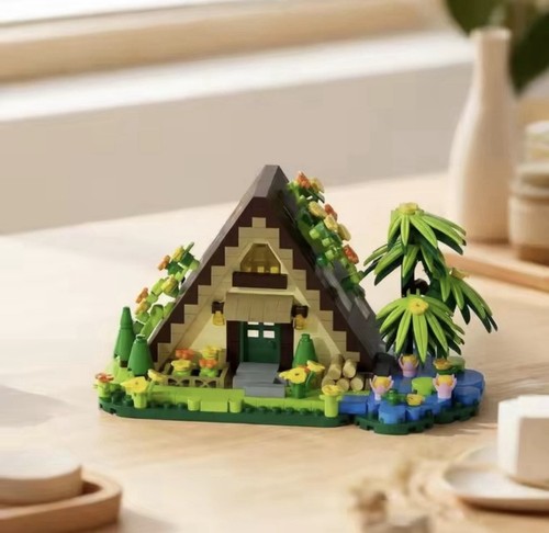 Mini building blocks - blocks, cottage