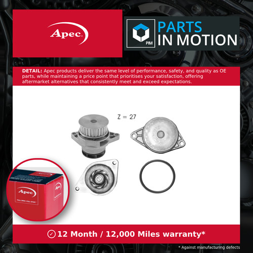 Water pump fits - water, vw