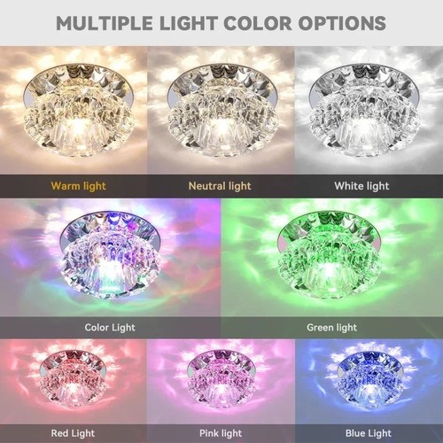 Modern crystal led ceiling - modern,